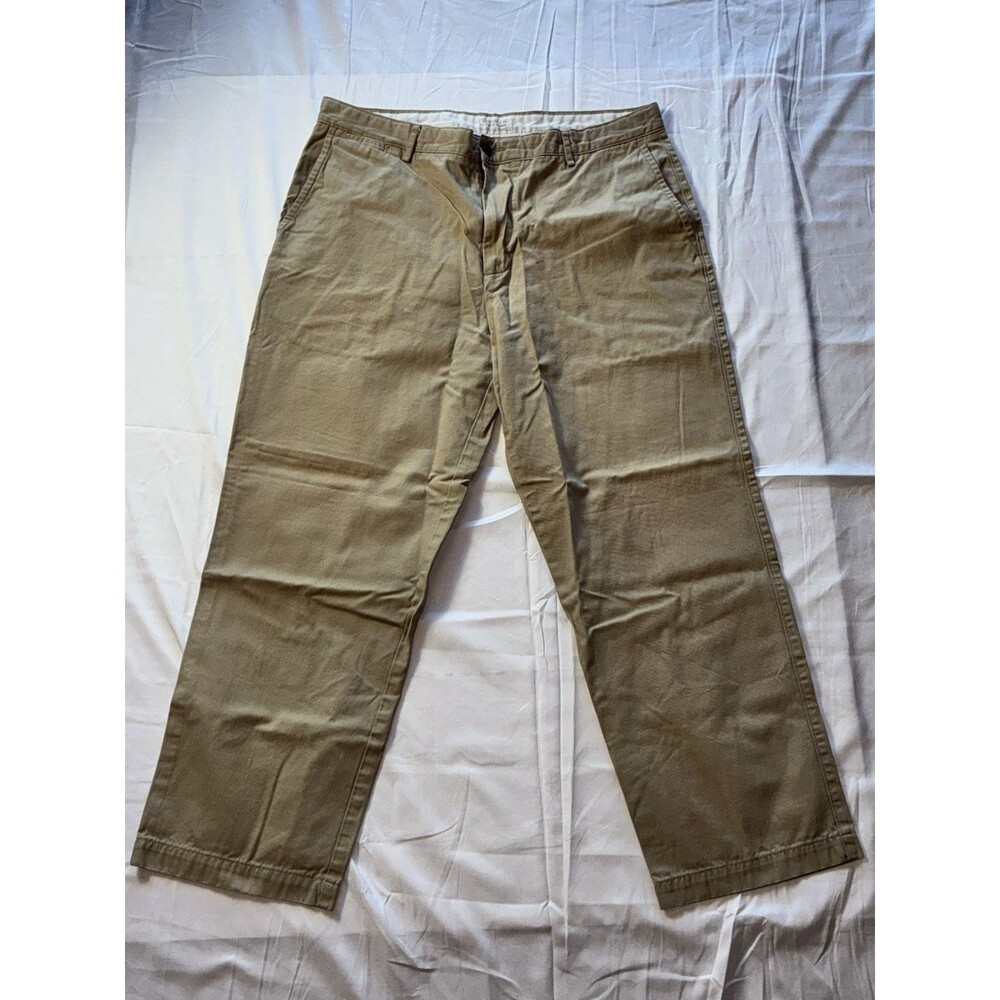 Dockers Field Khaki Pants Mens Flat Front Casual Workwear Chinos 38x30